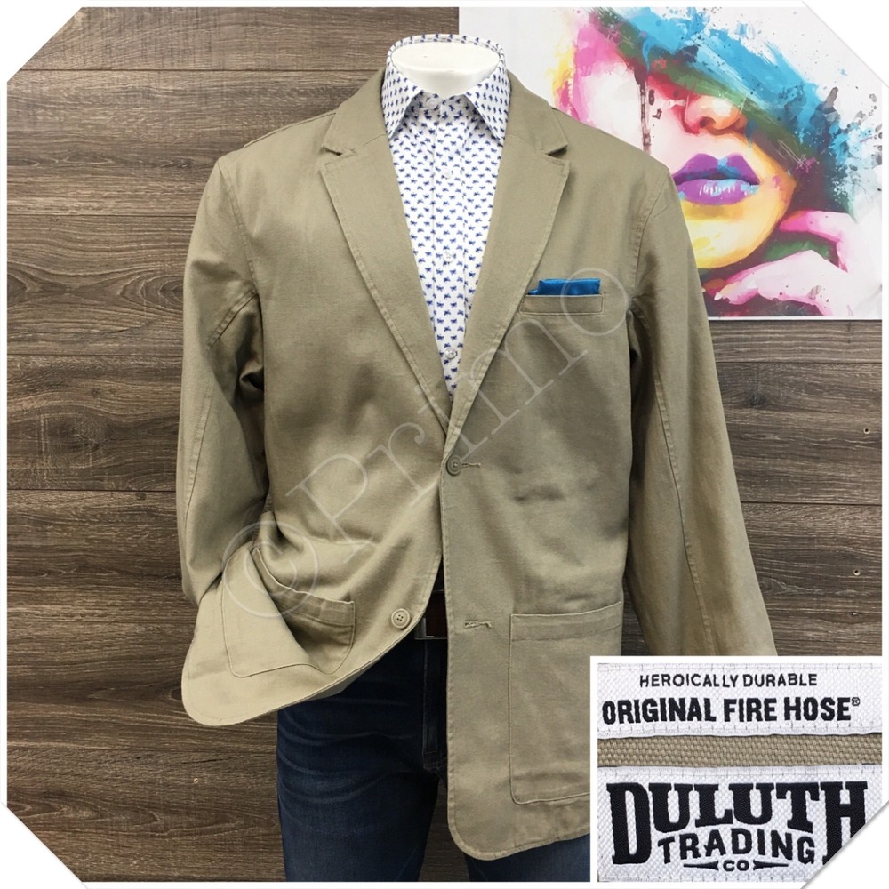 NEW! DULUTH Mens Presentation Jacket Blazer Sport Coat Size XL Tall Classic Suit